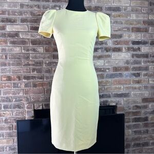 ANTONIO MELANI Yellow Midi Dress